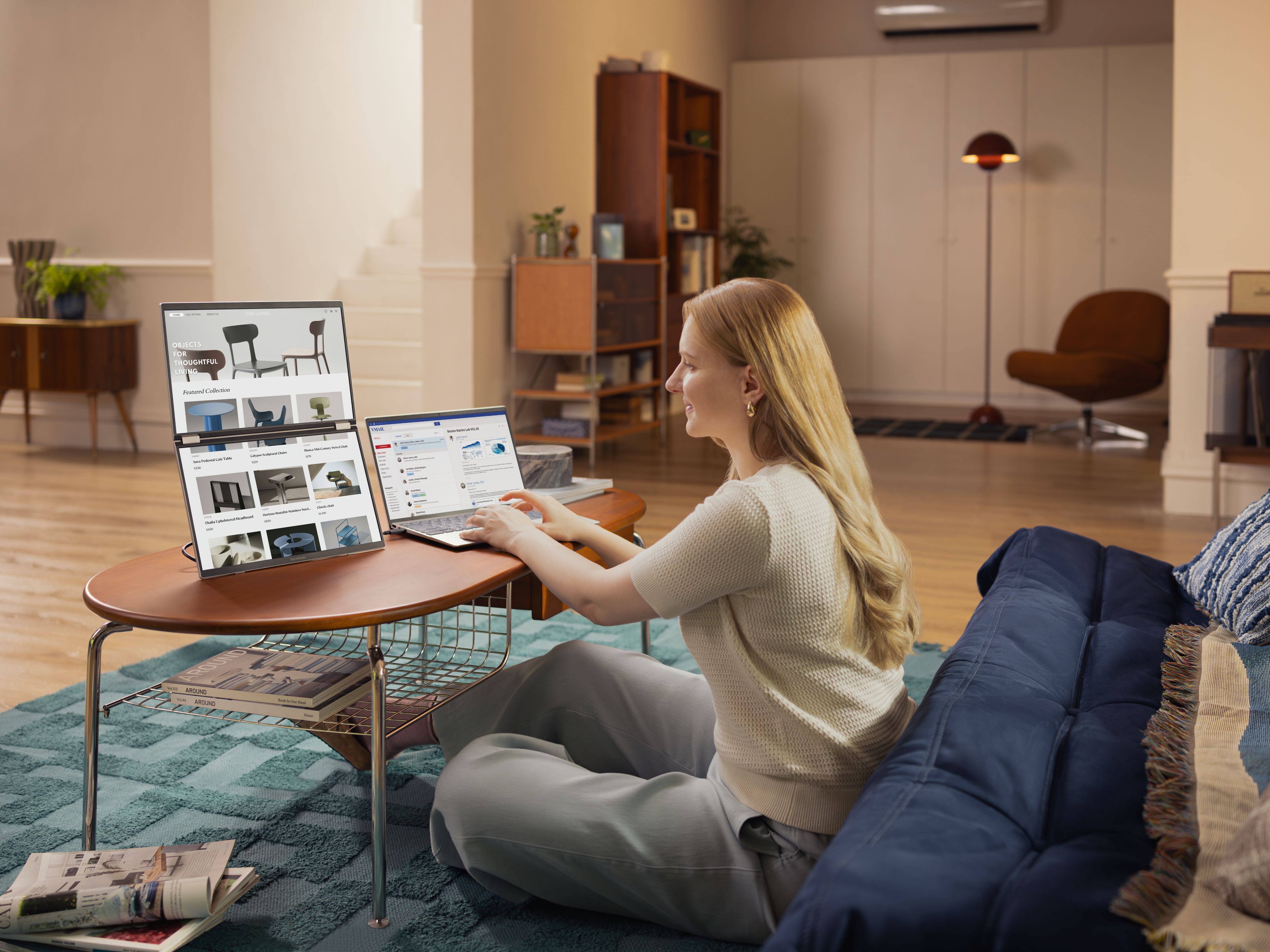 ViewSonic VG1457 dual-screen portable monitor brings flexible, multi-screen productivity to work-from-home setups