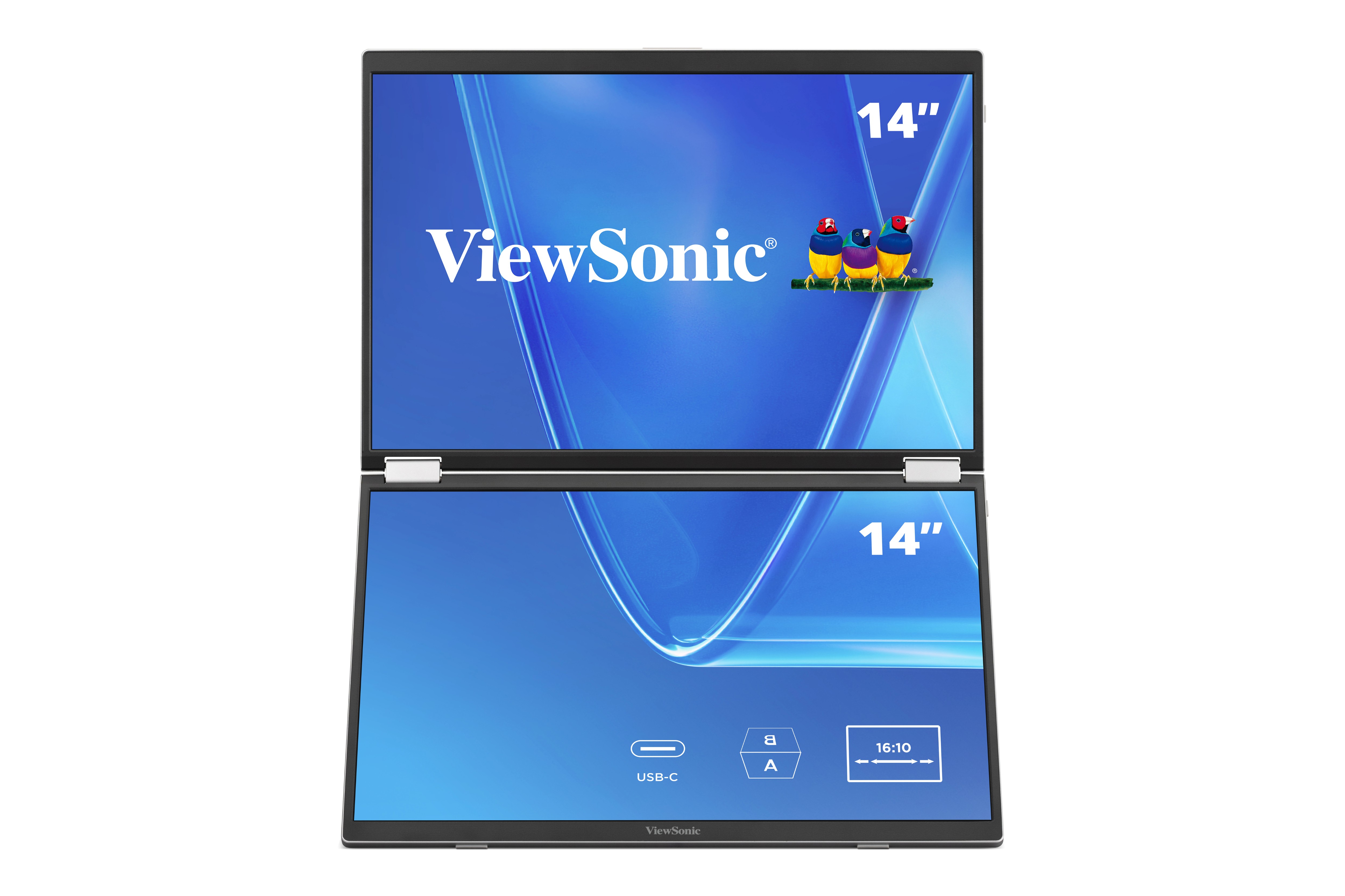 VG1457 dual-screen portable monitor product image