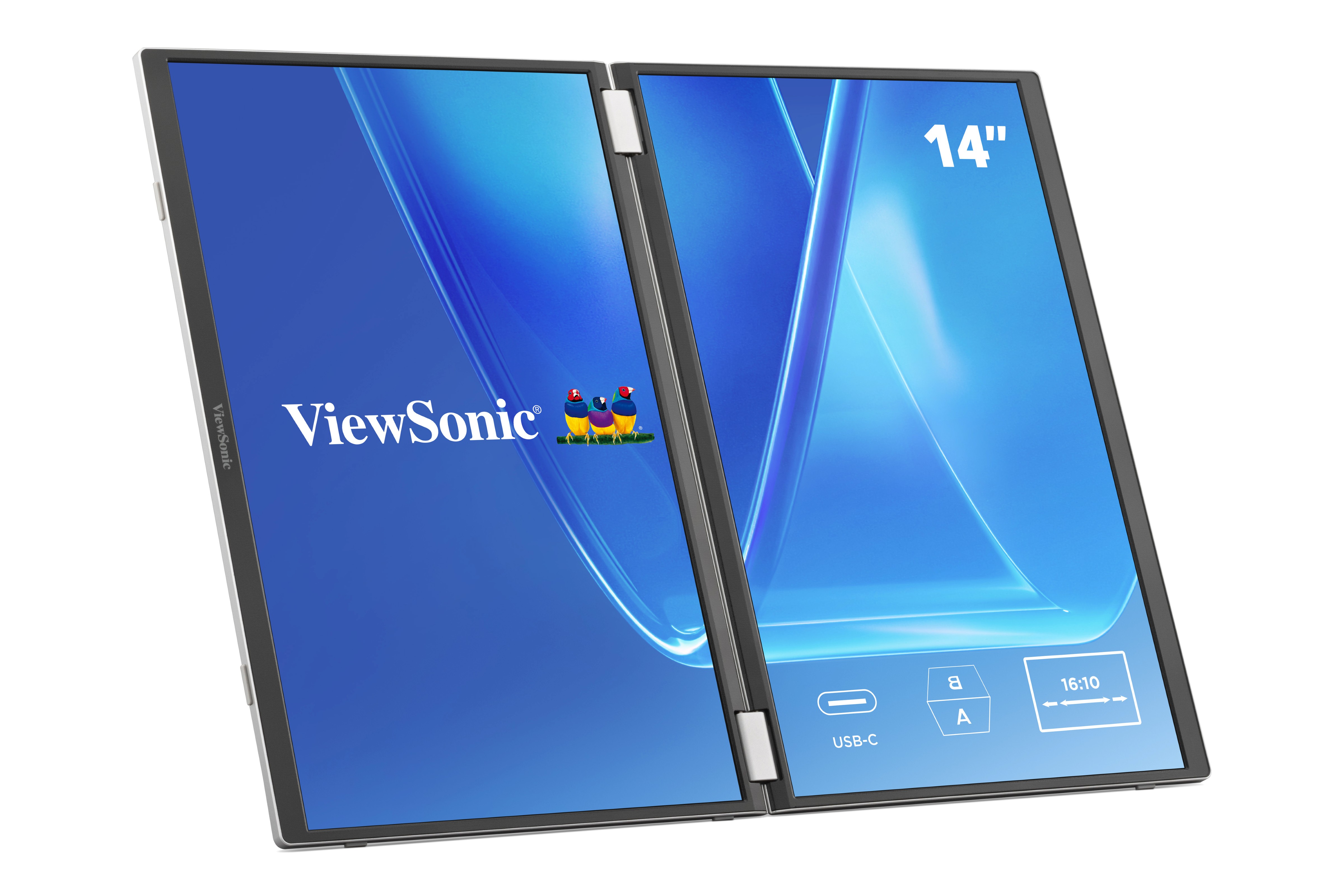 VG1457 dual-screen portable monitor product image