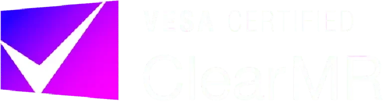 VESA certifed ClearMR