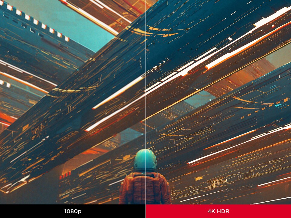 Expérience visuelle ultime grâce à la 4K HDR