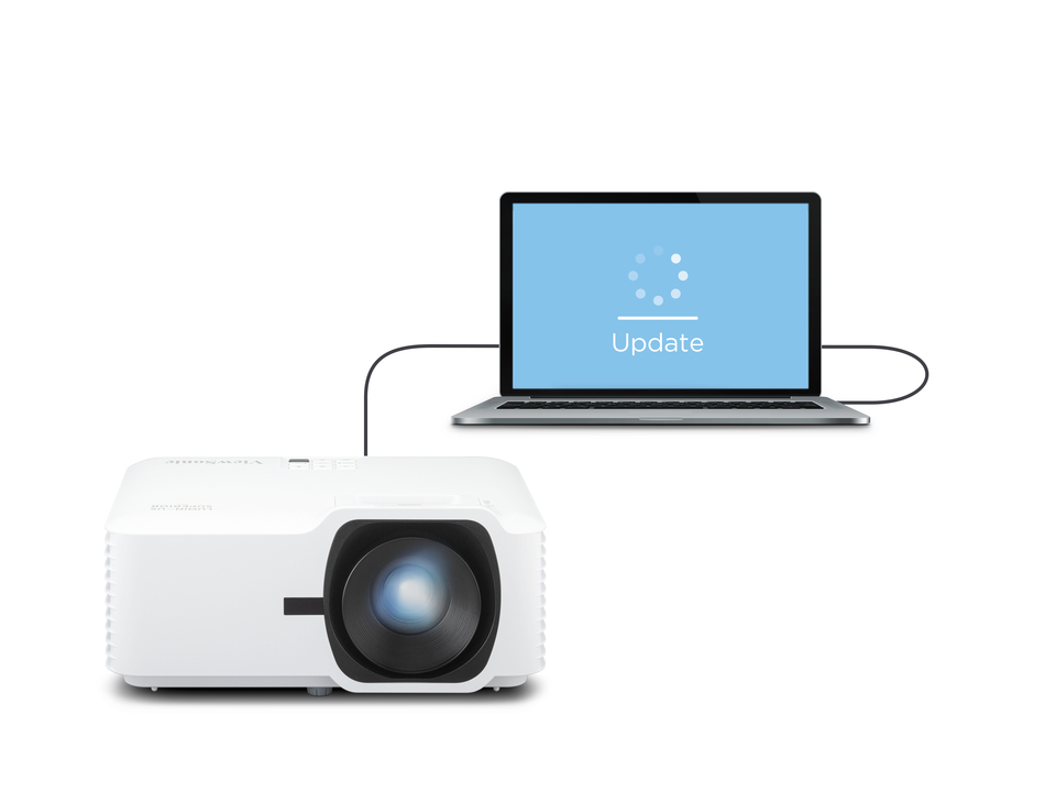 Einfache Software-Updates für den Projektor 1