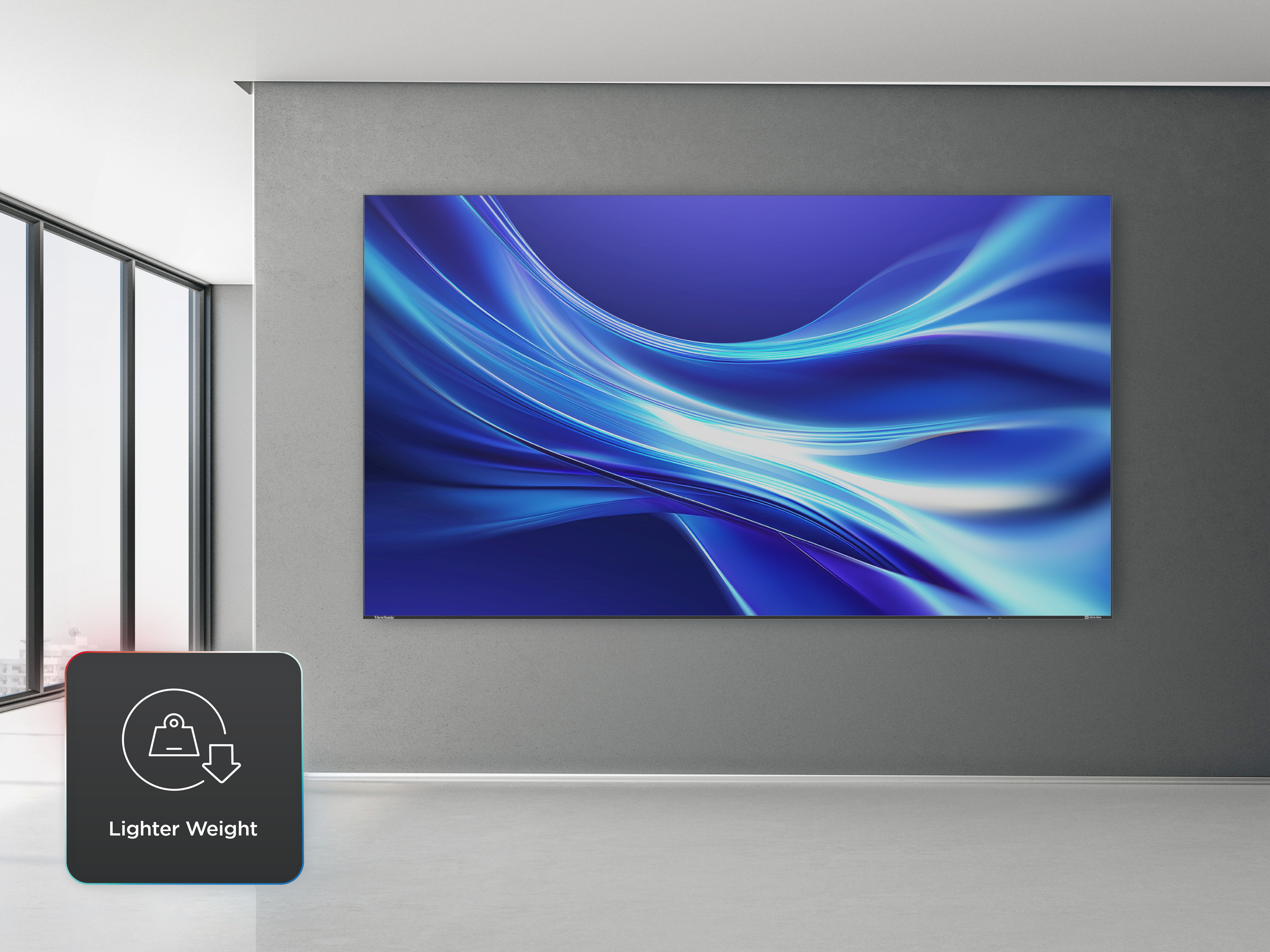 Lightweight Architecture for Easier Wall-Mounting 1