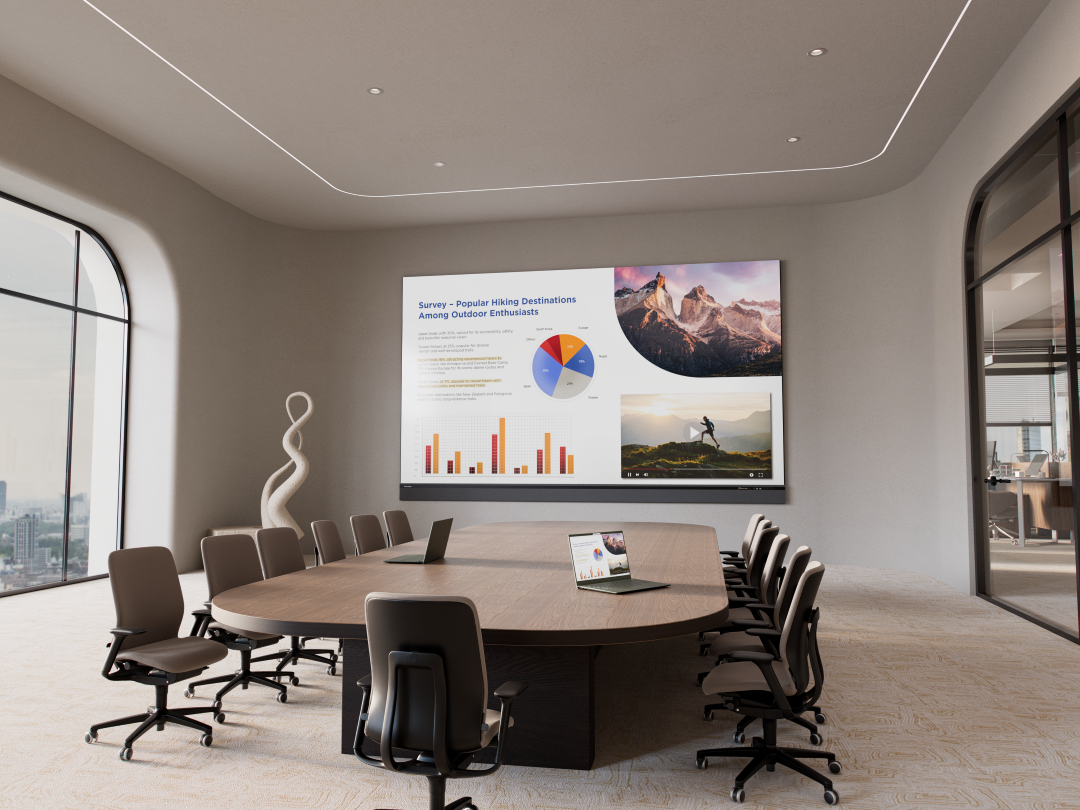 Designed for boardroom excellence, the LDP Series offers immersive visual performance to elevate professional engagement.