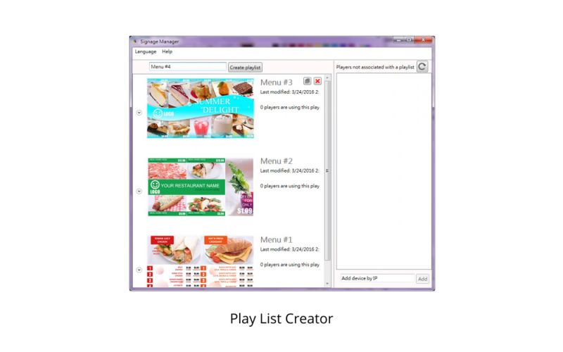ViewSonic Software Signage Signage Manager
