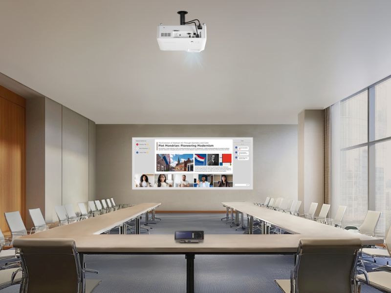 ViewSonic Projector Bright 5,500 lumens 4K laser projector designed for professional installation and large venues.