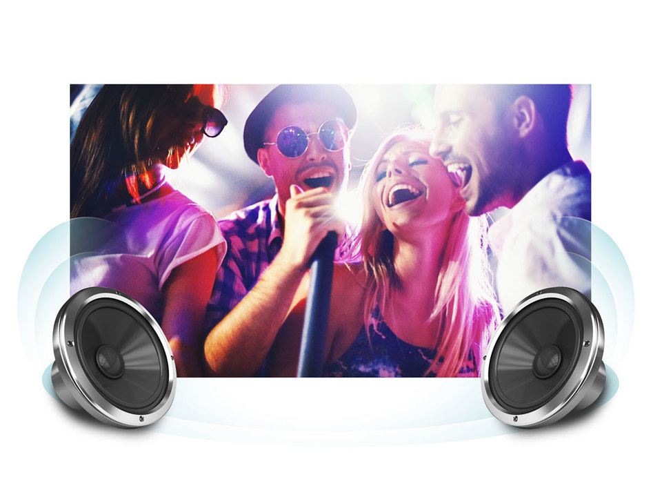 Dual Integrated Speakers 1