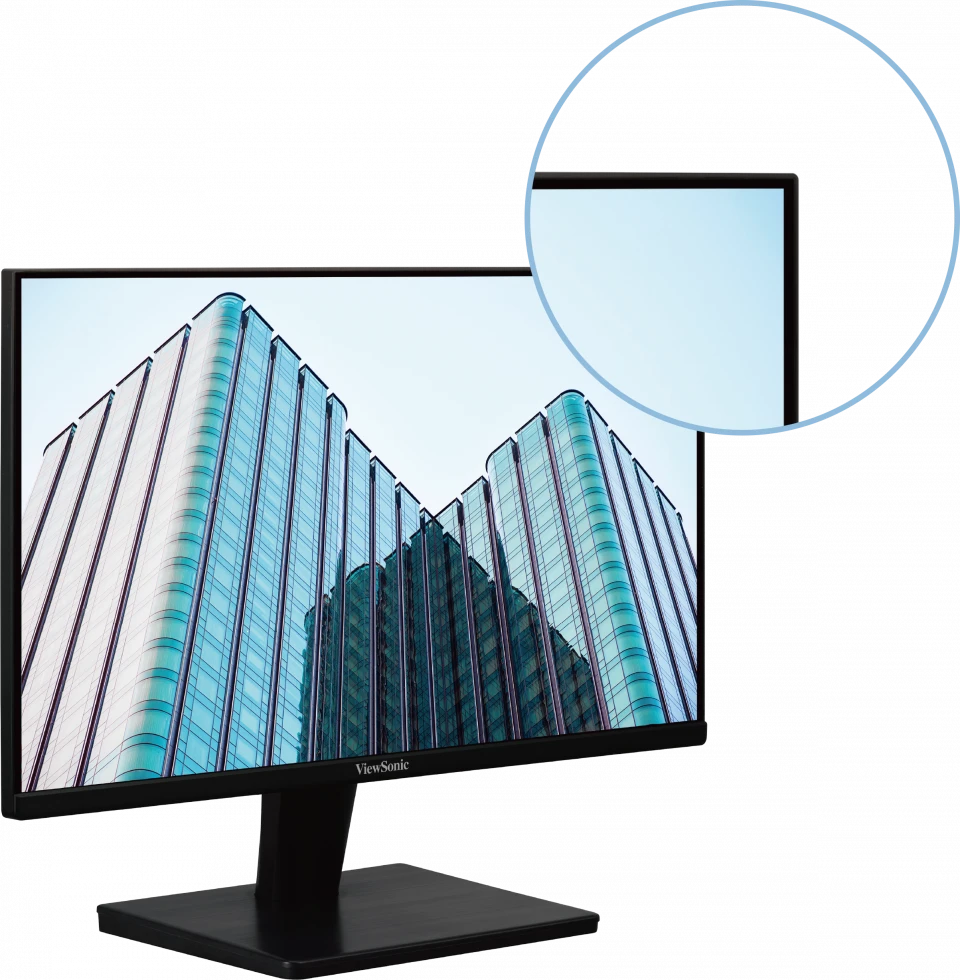 Three-sided frameless design for seamless viewing 1