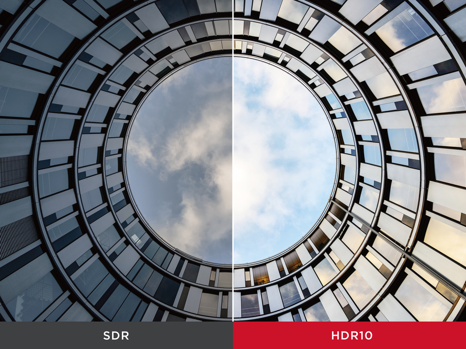 HDR10, yıldız gibi kontrast ve renk doğruluğu sunar. 1