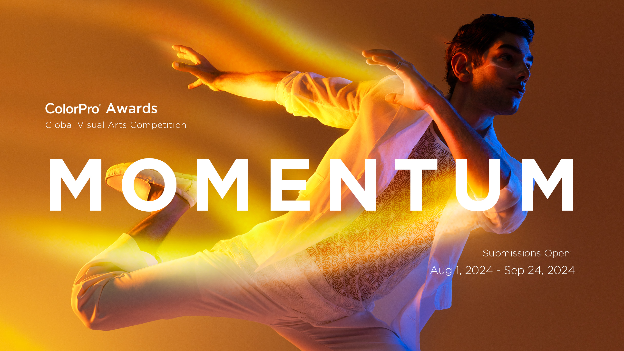 ColorPro Awards 2024 以「 躍動（Momentum）」為主題，即日起至 9 月 24 號開始徵件。