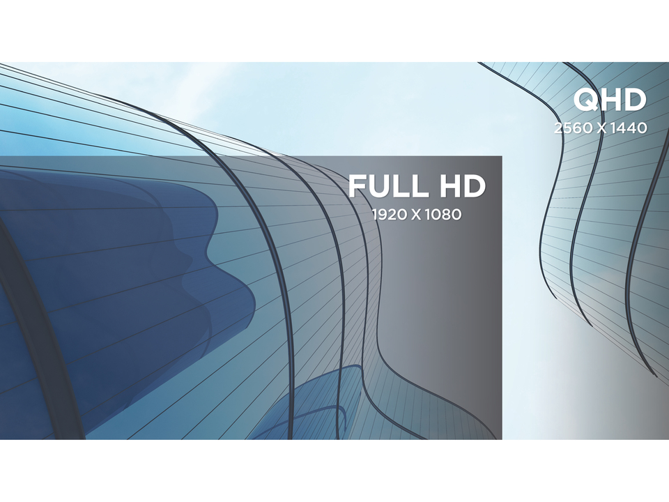 Crisp Detail with QHD 2560 x 1440 Resolution 1