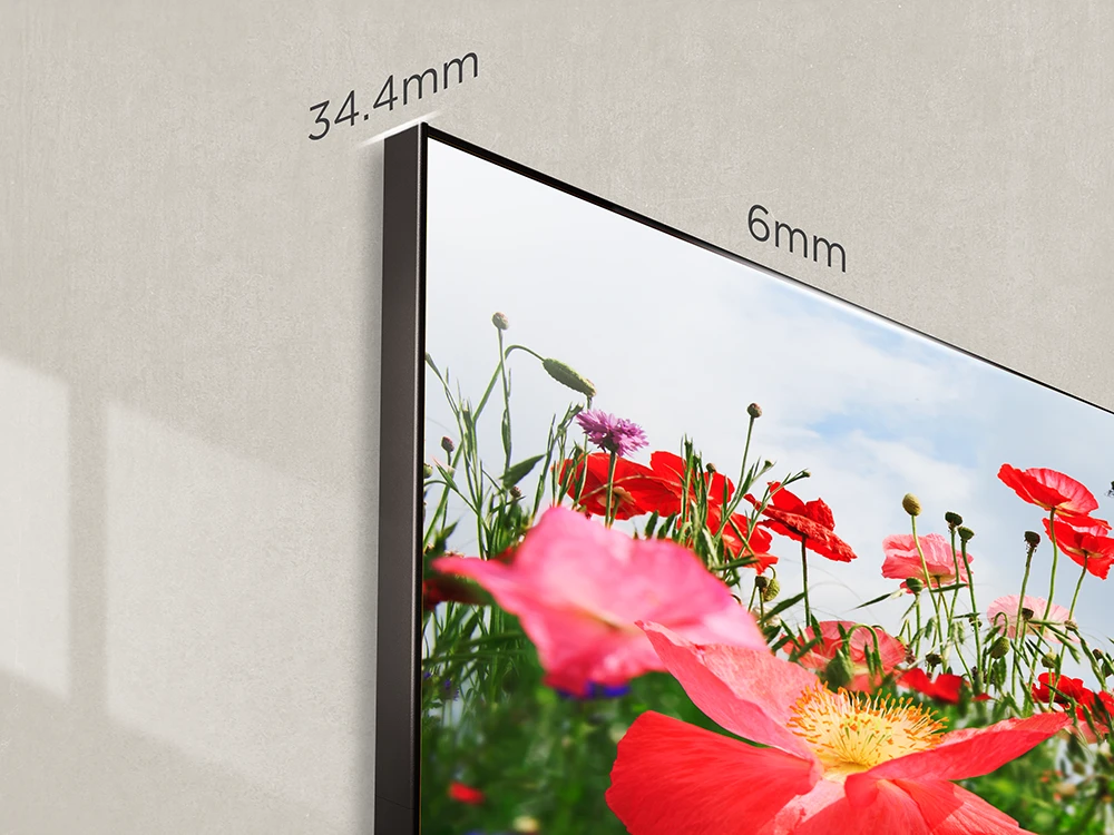 Premium Aesthetics with Ultra-Slim & Bezel-Free Design